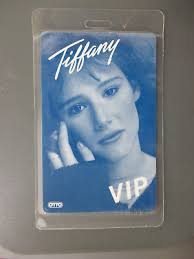 Tiffany backstage pass laminated VIP AUTHENTIC !