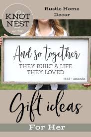 Wedding Gift Farmhouse Sign Bridal Shower Gift For Bride And Etsy Bridal Shower Gifts For Bride Rustic Wedding Decor Rustic Wedding