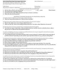 Open Ended Functional Assessment Interview Greg Hanley 2002 2009 Behavior Analysis Bcba Aba Therapy