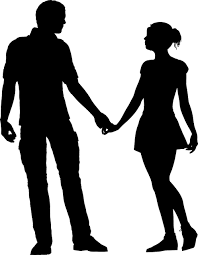 Black And White People Holding Hands Png Free Image On Pixabay Boy Couple Female Girl Love In 2020 Silhouette People Silhouette Couple Silhouette