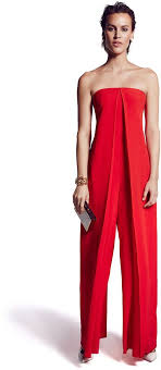 Cedric Charlier Origami Jumpsuit Dresses Jumpsuit Red