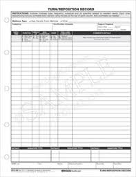 Turn Reposition Record Form Side Punched