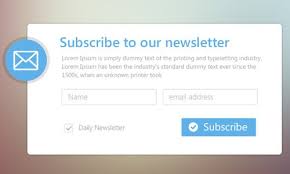 32 Beautifully Designed Newsletter Subscription Form Psd Naldz Graphics Subscription Form Newsletter Subscription Subscribe Form