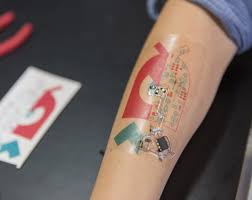 'tech tats' are temporary and they use ink that conducts electricity. Tech Tats Usher In New Generation Of Wearables
