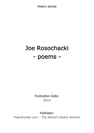 Joe Rosochacki - poems -