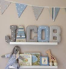 Fabric Letters Wall Art Handmade Padded Nursery Name Personalised Girl Boy Baby Girl Nursery Diy Baby Boys Wall Baby Room Diy