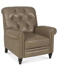 Martha Stewart Collection Leather Recliner Chair Bradyn 36 W X 41 D X 41 H Furniture For The Home Leather Recliner Recliner Chair Leather Recliner Chair