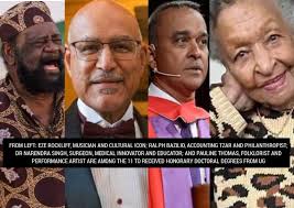 Sir Ronald Ramjattan, Eze Rockliffe among 11 to receive honorary doctorates  from UG