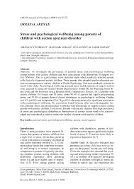 Salah satu syarat wajib zakat fitrah adalah salah faham terhadap islam pdf salasilah susur galur sultan johor sakit itu. Pdf Stress And Psychological Wellbeing Among Parents Of Children With Autism Spectrum Disorder Ikmal Hilmi Academia Edu