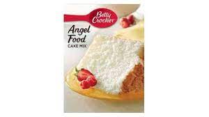 It makes a great tasting angel food cake that has no fat or cholesterol. Angel Food Cake Bettycrocker Com