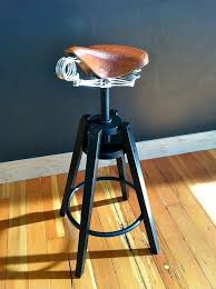 Dalfred Stool With Brooks Saddle Ikea Hackers Coaster Furniture White Leather Dining Chairs Ercol Dining Chairs