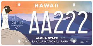 Hawaii first required its residents to register their motor vehicles and display license plates in 1922, while still an organized incorporated territory of the united states. National Park Specialty License Plates Hawaii Pacific Parks Association