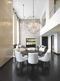 If you have a large dining room, and large table, hanging too small of a chandelier would obviously look awkward, just as having a large chandelier hanging over a small table, in a small dining. Modern Chandeliers Huge Selection Of Room Decorating Options