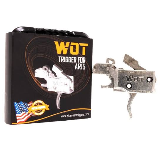 The Wide Open Trigger (WOT) drop-in unit for AR-15 rifles, AI generated