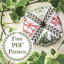 Vote, comment and download all the free patterns. A Christmas Biscornu Ann S Orchard Needlework