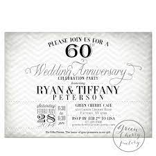 60th Wedding Anniversary Invitation Black By Greencherryfactory 18 00 Anniversary Invitations Wedding Anniversary Invitations 60 Wedding Anniversary