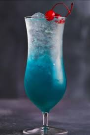 Blue Lagoon Cocktail Recipe Drink Social Goat
