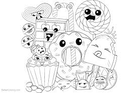 Play sans from undertale coloring game online for free. Printable Cute Food Coloring Pages Ambok
