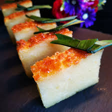 Sweet and slightly chewy, grated cassava and a mix of sweet condensed, evaporated and coconut milk come together to give you this unique slightly salty and sweet treat. Cassava Geraldine S Decadent And Savoury Adventure