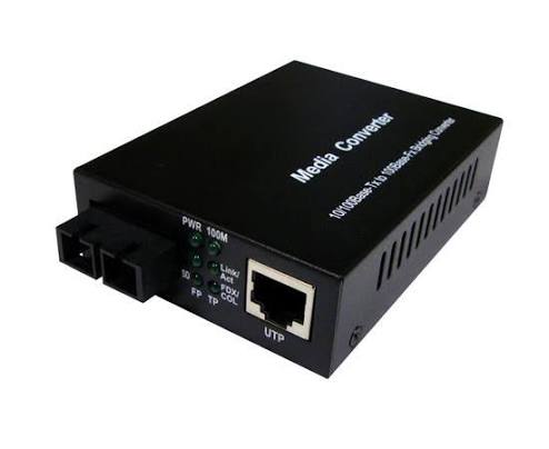 Media Converter, SM, Fast Ethernet, 60K RJ45-Duplex SC – Fiber Savvy