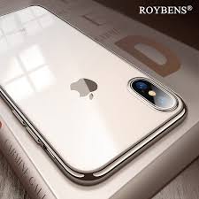 Fashion Original View Case For Iphone X Xs Max Silver Edge Transparent Clear Back Cover For Iphone X Xr Soft Silicone Tp Iphone Iphone Cases Iphone Phone Cases