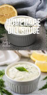 Simple Dill Sauce Recipe Video Recipe Video Dill Recipes Condiment Recipes Dill Sauce