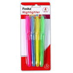 Foska Stationery 4 Colors Office Supply Highlighter Marker ...