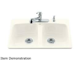 Check out our self rimming sink selection for the very best in unique or custom, handmade pieces from our shops. Kohler K 5942 4 96 Brookfield Self Rimming Kitchen Sink 4 Hole Biscuit Newegg Com