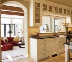 Cutout Between The Rooms Is Another Way To Get That Open Floor Plan Without The Expense Of Rem Open Kitchen And Living Room Open Galley Kitchen Home Remodeling