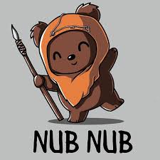 Ewok Nub Nub T Shirt Official Star Wars Tee Star Wars Drawings Star Wars Awesome Star Wars Design