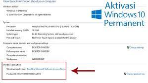 Sekarang win 10 kamu sudah aktif dan siap untuk digunakan lagi. Cara Aktivasi Windows 10 2021 Cara1001