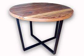 Spend this time at home to refresh your home decor style! Hand Crafted Reclaimed Timber Round Dining Table By Jonathan January Custommade Com