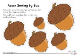 My little sister and i both saw something similar. Acorn Activities For Kids