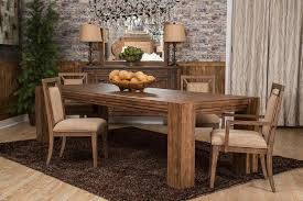 Measuring 48 x 30 inches, it can comfortably seat four people without taking up too much space. Alco Company Carrollton 300240772 Rustic Ranch Rectangular Dining Table Sam Levitz Furniture Dining Tables