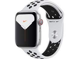 Купите apple watch по низкой цене с доставкой до дома или офиса. Smartwatch Apple Watch Nike Series 5 Gps Cellular 44mm Smartwatch Aluminium Fluorelastomer 140 200 Mm Armband Pure Platinum Schwarz Gehause Silber Mediamarkt