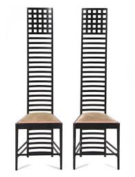 Mackintosh Dizajn Stula Mebel Stul