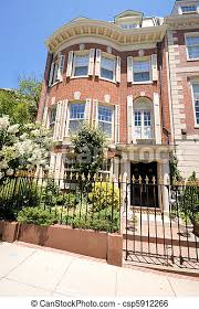 Maybe you would like to learn more about one of these? Adams Federal Style Red Brick Row House Metal Gate Tidy Adamesque Federal Style Red Brick Row House With A Metal Gate Canstock