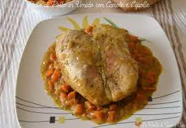 Petto di pollo con carote. Petto Di Pollo In Umido Con Carote E Cipolle
