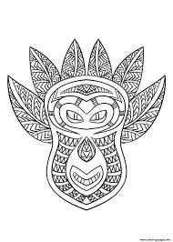 Free, printable mandala coloring pages for adults in every design you can imagine. Adult African Mask 6 Coloring Pages Printable