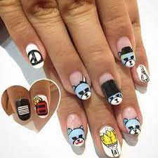 krunk inspired nail art bigbang shopping pretty girl girls beauty beautiful nails nail ネイル