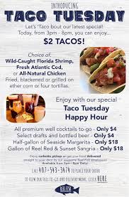 As a neighborhood drop in place for lunch, a casual supper or anything in between, bartaco is hard to beat. Let S Taco Bout Dinner Reel Fish Coastal Kitchen Bar Facebook