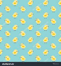 Stock Vector Seamless Spring Or Easter Background Pattern With Cute Little Chickens In Yellow And Aqua Blue Background Patterns Easter Backgrounds Shutterstock