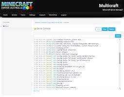 Give your server ip address to your friends to start playing with them. Multicraft Server Console Knowledgebase Minecraft Server Australia