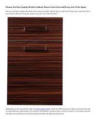 Maybe you would like to learn more about one of these? Choose The Best Quality Kitchen Cabinet Doors To Use Each And Every I