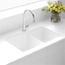Farmhouse kitchen sink ideas that will make your fall in love with your kitchen again. Blanco Diamond 20 75 In X 32 In White Silgranit Offset Kitchen Sink 400076 Rona