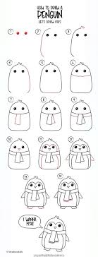 Today we are going to look at how to draw a penguin. Excellent How To Attract A Penguin Easy Drawing Step By Step Excellent For Kids Enable S D Creative Drawing Easy Drawings For Kids Drawing For Kids