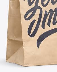 Download Kraft Paper Food Bag Mockup In Bag Sack Mockups On Yellow Images Object Mockups PSD Mockup Templates