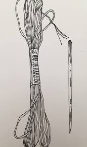 Oct 23, 2013 · step 1. Needle And Thread Drawing By Jonesyinc Create Saatchi Art