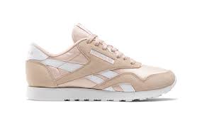 Reebok Classic Nylon - woman's Sneakers - Beige suede - Chaplinshoes