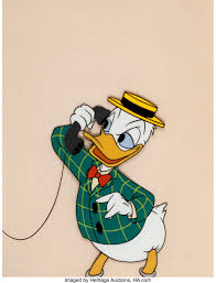 Disneyland Donald's Weekend Donald Duck Production Cel (Walt ...